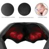 Naipo Shiatsu Back and Neck Massager with Heat, Deep Kneading