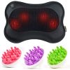 Zyllion Shiatsu Back, Neck Massager Black, Hair Scalp Massagers