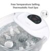 Foot Spa/Bath Soaker with Heat Bubbles Vibration and Massage