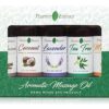 Relaxing Massage Oil Set, Five Relaxing Scents
