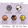 Serenity Massage Oil with Lavender, Vanilla Essential Oils
