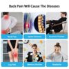 NANOOER Back Stretcher, Lumbar Back Pain Relief Device