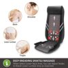 Full Back Massager Foot Warmer Bundle - Ultimate Relaxation and Pain Relief Duo