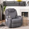 Electric Massage Recliner Chair w/Remote, 5 Heat ,Vibration Modes,