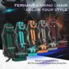 E-Sports Chair,Massage Gaming Chair, Ergonomic Gaming Chair