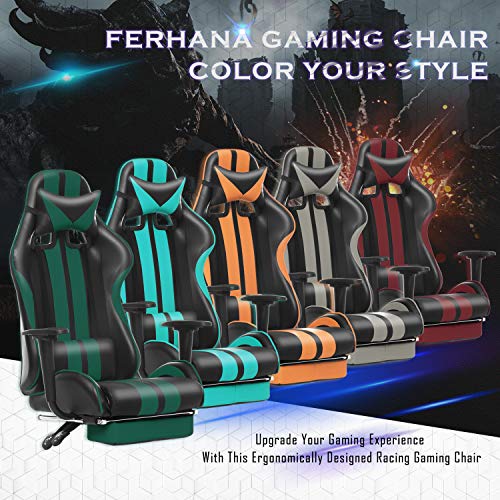 E-Sports Chair,Massage Gaming Chair, Ergonomic Gaming Chair