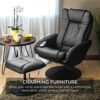 Relax and Recline in Style with the Electric Massage Recliner Chair and Ottoman Set! 🪑✨