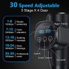 Massage Gun Deep Tissue Muscle Back Massager 30 Adjustable Levels