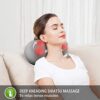 Snailax Shiatsu Neck Back Massager - Kneading Massage Pillow with Heat