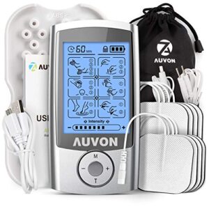 AUVON Rechargeable TENS Unit Muscle Stimulator