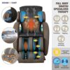 Full-Body Massage Chair Recliner with Yoga and Heating Therapy