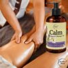 Calm Massage Oil with Lavender, Chamomile Essential Oils