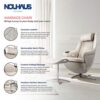 Nouhaus Modern Massage Chair with Ottoman.