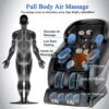 Full Body Shiatsu Massage Chair Recliner with Space Saving