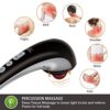 Snailax Cordless Handheld Back Massager - Rechargeable Percussion