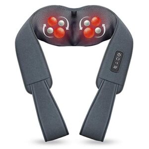 Back Massager with Heat Shiatsu Neck and Shoulder Massage