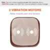 Full Back Massager Foot Warmer Bundle - Ultimate Relaxation and Pain Relief Duo