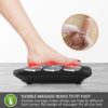 2-in-1 Shiatsu Foot and Back Massager with Massage Gun Bundle