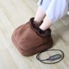 Snailax 3-in-1 Foot Warmer, Back Massager and Foot Massager with Heat