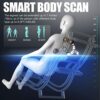 Full Body Air Massage Chair with 3-Row Footroller