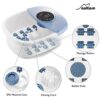 Foot Spa Bath Massager with Heat Bubbles Vibration 3 in 1 Function