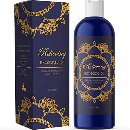 Pure Sensual Massage Oil Stress Reliever for Women and Men