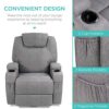 Electric Massage Recliner Chair w/Remote, 5 Heat ,Vibration Modes,