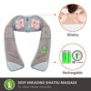Snailax Cordless Neck Massager with Heat