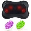 Zyllion Shiatsu Back, Neck Massager Black, Hair Scalp Massagers