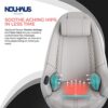 Nouhaus Modern Massage Chair with Ottoman.