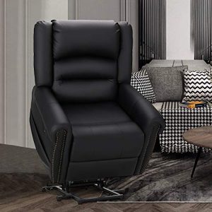 Esright Power Lift Recliner Chair for Elderly, Faux Leather