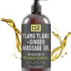M3 Naturals Ylang Ylang and Ginger Massage Oil Infused