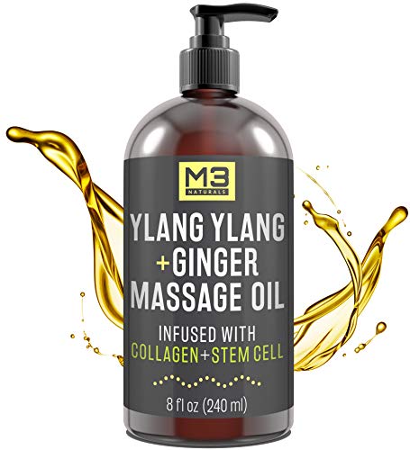 M3 Naturals Ylang Ylang and Ginger Massage Oil Infused