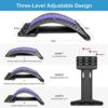 HAIYA Back Stretcher,Multi-Level Bridge Shaped Lumbar Stretcher Device