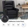 Esright Power Lift Recliner Chair for Elderly, Faux Leather