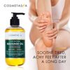 Cosmetasa Sore Muscle Massage Oil with Massage Ball Roller