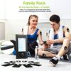 SPACEREST Newest 4 Channel 24 Modes Tens Unit Rechargeable