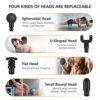 Snailax Cordless Percussion Massage Gun - Deep Tissue