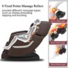 Zero Gravity Shiatsu Massage Chair with Bluetooth Heating
