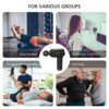 Snailax Massage Gun,Deep Tissue Muscle Massager Gun for Athletes