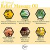 Relief Arnica Massage Oil – Great for Sports,  Athletic Therapeutic Massage