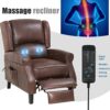 Massage Recliner Sofa Reading Chair Winback
