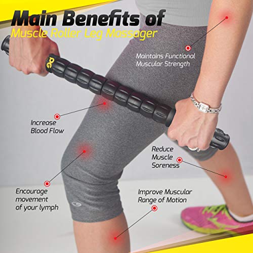 Muscle Roller Stick Pro The Best Self Massage Tool Relieve Sore Muscles Top Product Fitness