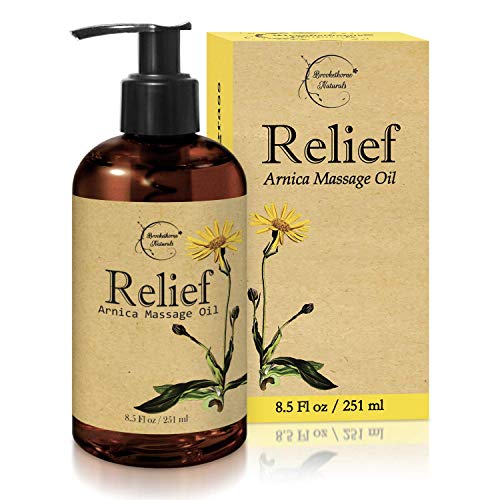 Relief Arnica Massage Oil – Great for Sports, Athletic Therapeutic Massage