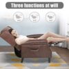 Massage Recliner Sofa Reading Chair Winback