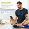 AUVON Dual Channel TENS Unit Muscle Stimulator Machine