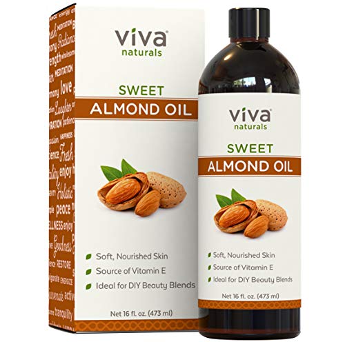 Almond Oil (16 oz); Sweet Almond Oil for Skin or Almond Oil for Hair