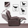 Homall Recliner Chair Padded Seat for Living Room