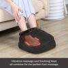 3-in-1 Foot Warmer and Vibration Foot Massager &  Back Massager