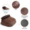 Snailax 3-in-1 Foot Warmer, Back Massager and Foot Massager with Heat